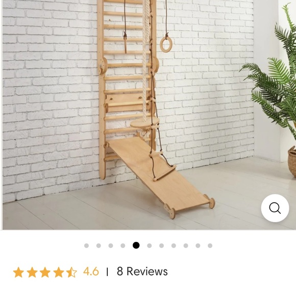 Goodevas indoor wood Swedish ladder - Picture 5 of 6